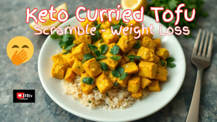 Delicious and Easy Keto Curried Tofu Scramble