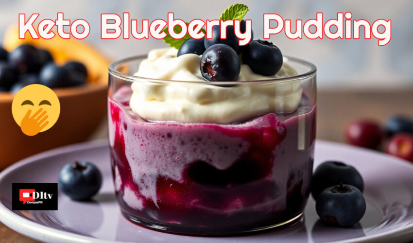 Keto Blueberry Pudding
