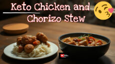 Keto Chicken and Chorizo Stew