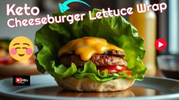 Keto Cheeseburger Lettuce Wrap