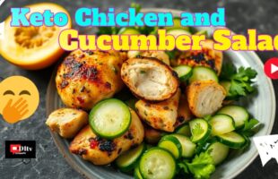 Keto Chicken and Cucumber Salad