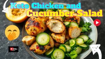 Keto Chicken and Cucumber Salad
