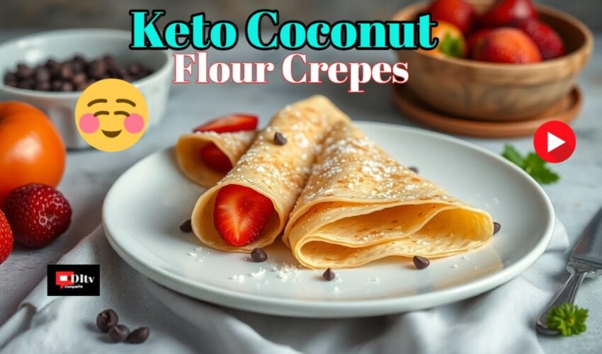 Keto Coconut Flour Crepes