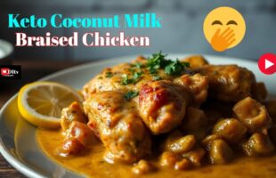 Keto Coconut Milk Braised Chicken