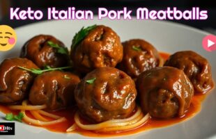 Keto Italian Pork Meatballs